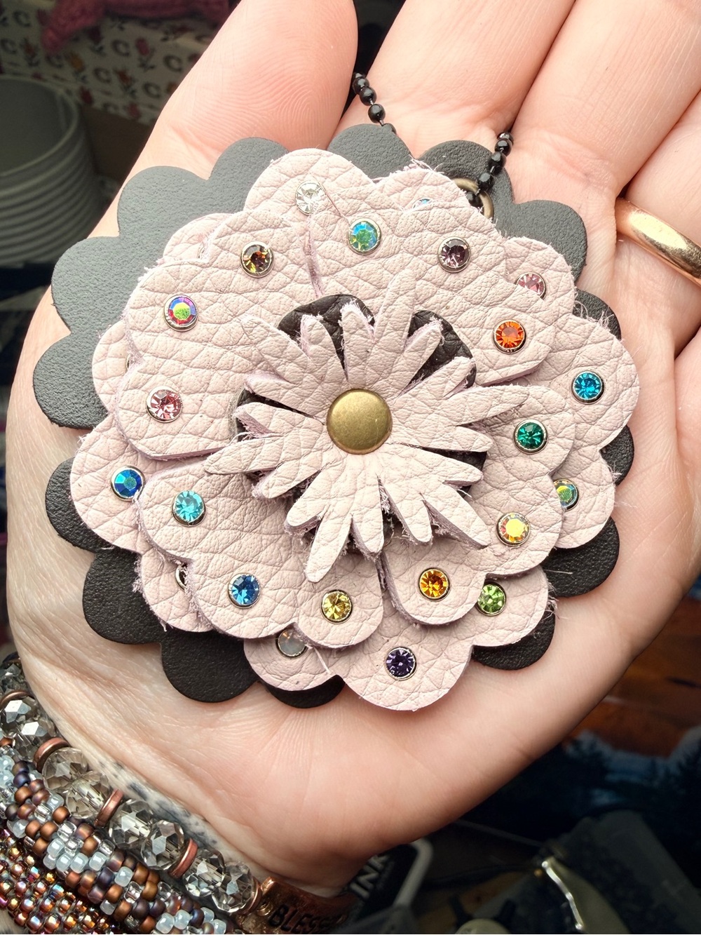 Handmade Floral Charm - Picture 2 of 2